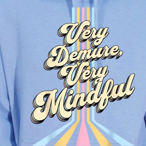 Cute Very Demure Very Mindful Trend Demure & Mindful Unisex Surf Hoodie