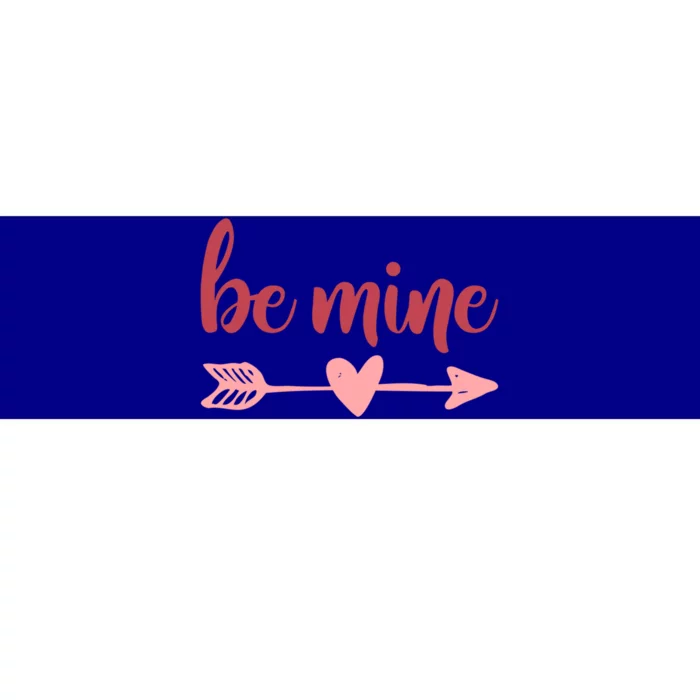 Cute Valentine's Day Be Mine Saying Heart Arrow Love Quote Gift Bumper Sticker