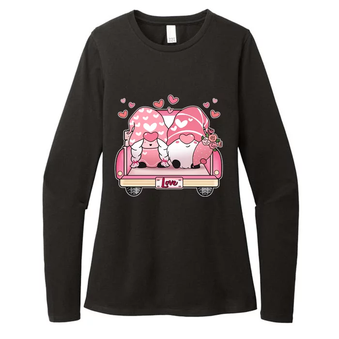 Cute Valentines Day Gnome Couple Love Womens CVC Long Sleeve Shirt