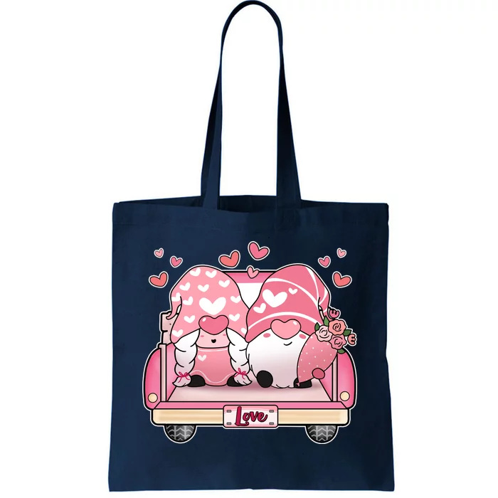 Cute Valentines Day Gnome Couple Love Tote Bag