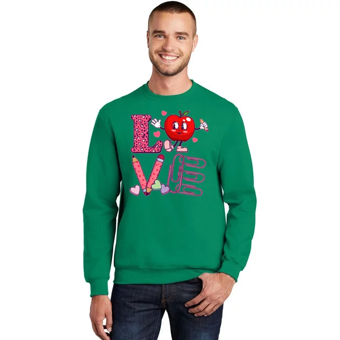 Cute Valentines Day Teacher Love Sweatshirt