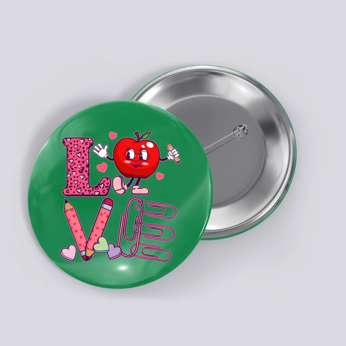 Cute Valentines Day Teacher Love Button