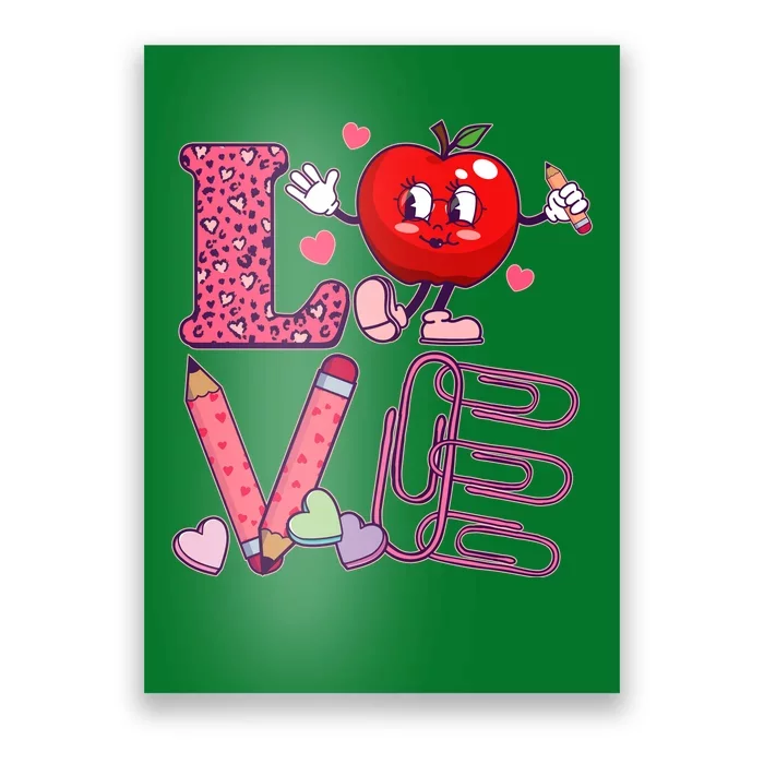 Cute Valentines Day Teacher Love Poster