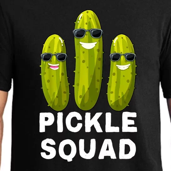 Cute Vegan Dill Pickle Costume Adult Pickle Squad Gift Pajama Set