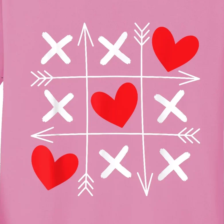 Cute Valentines Day Heart Kids Long Sleeve Shirt