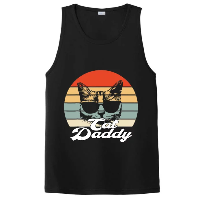 Cat Vintage Daddy Retro Performance Tank