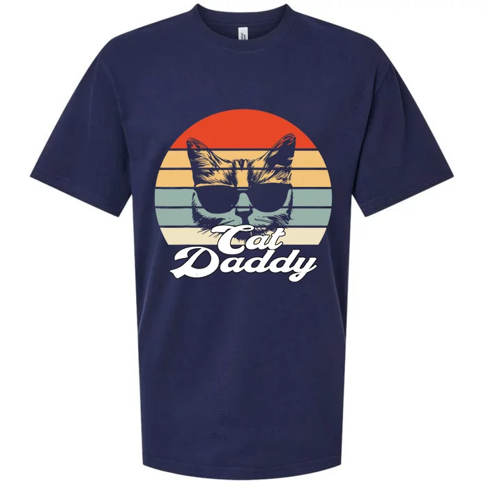 Cat Vintage Daddy Retro Sueded Cloud Jersey T-Shirt