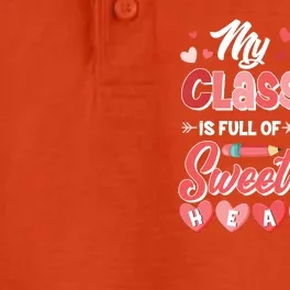 Cute Valentines Day My Class Is Full Of Sweet Hearts Dry Zone Grid Performance Polo