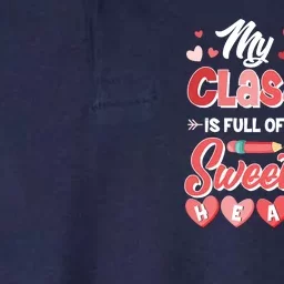 Cute Valentines Day My Class Is Full Of Sweet Hearts Softstyle Adult Sport Polo