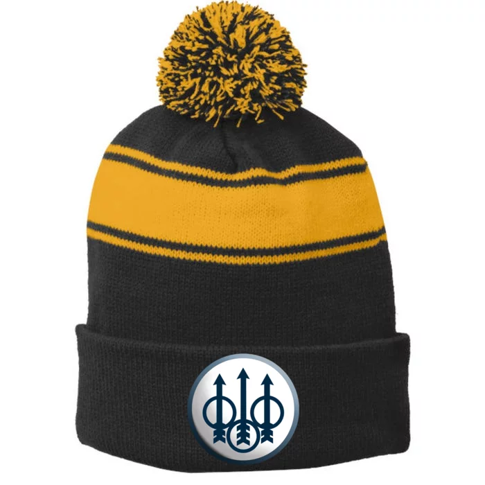 Cool Vector Design Beretta New Stripe Pom Pom Beanie