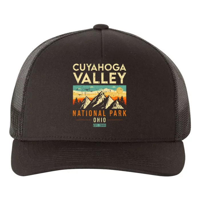 Cuyahoga Valley Est. 2000 Vintage Retro Ohio National Park Yupoong Adult 5-Panel Trucker Hat