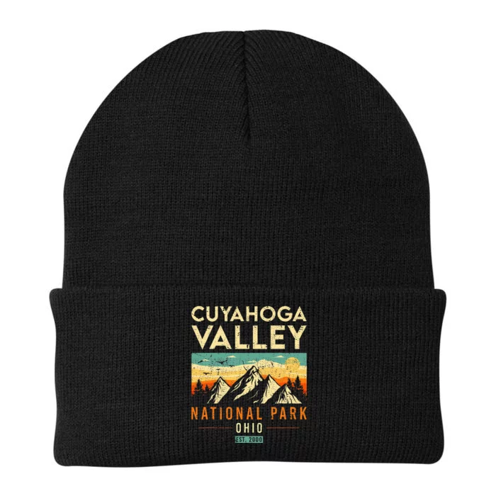 Cuyahoga Valley Est. 2000 Vintage Retro Ohio National Park Knit Cap Winter Beanie