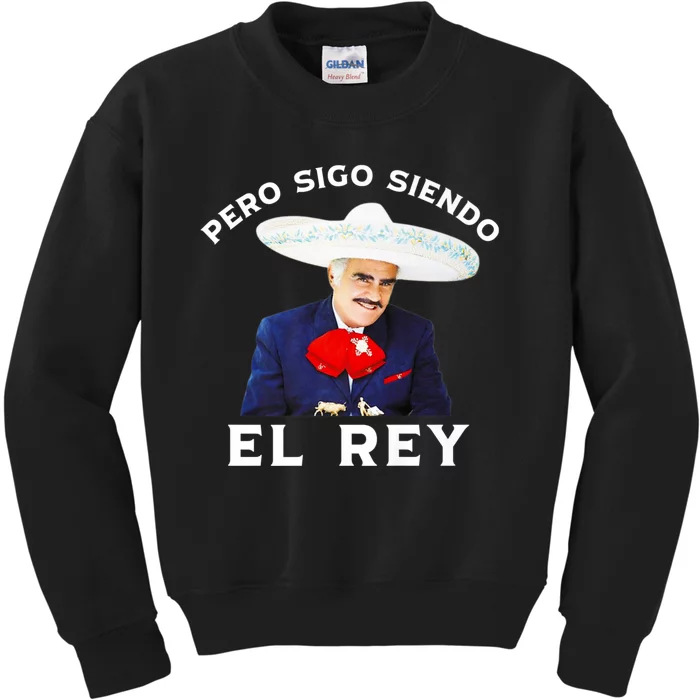 Chente Vicente Fernandez Pero Sigo Siendo El Rey Mexico Kids Sweatshirt