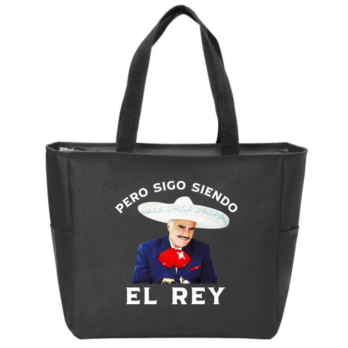 Chente Vicente Fernandez Pero Sigo Siendo El Rey Mexico Zip Tote Bag