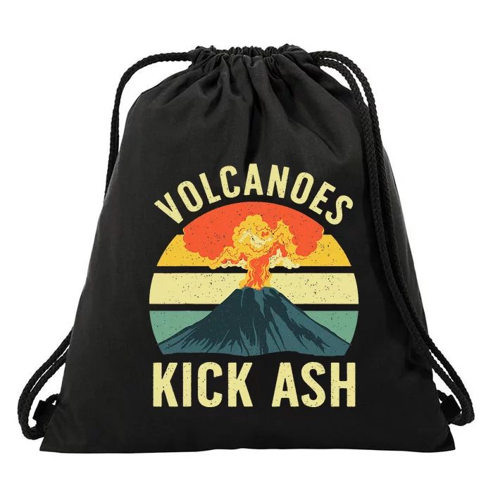 Cool Volcano For Volcanic Ash Volcano Lover Drawstring Bag