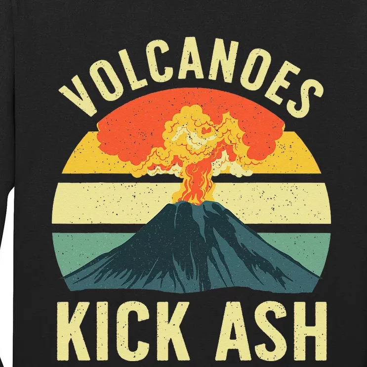 Cool Volcano For Volcanic Ash Volcano Lover Tall Long Sleeve T-Shirt