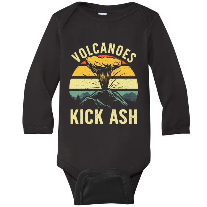 Cool Volcano For Men Women Kids Volcanic Ash Volcano Lover Baby Long Sleeve Bodysuit