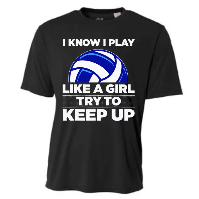 Cool Volleyball For Women Volleyball Team Sports Cooling Performance Crew T-Shirt