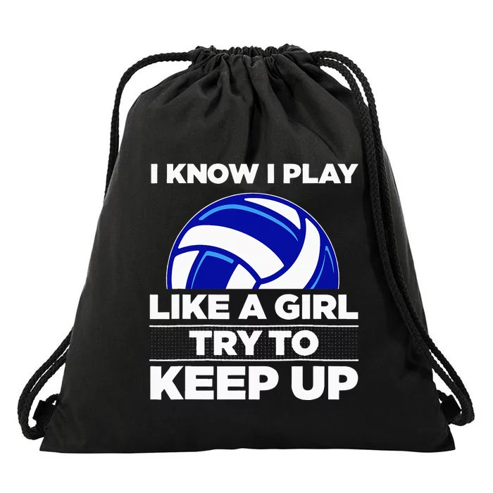 Cool Volleyball For Women Volleyball Team Sports Drawstring Bag