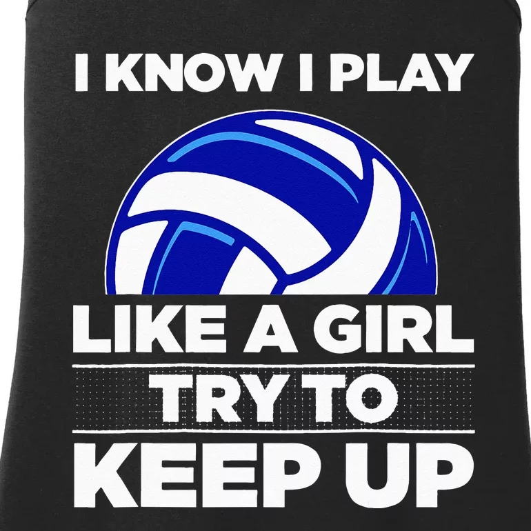 Cool Volleyball For Women Volleyball Team Sports Ladies Essential Tank