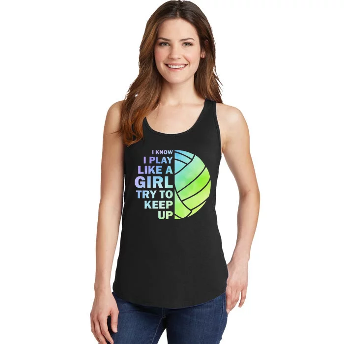 Cool Volleyball For Women Volleyball Team Sports Ladies Essential Tank