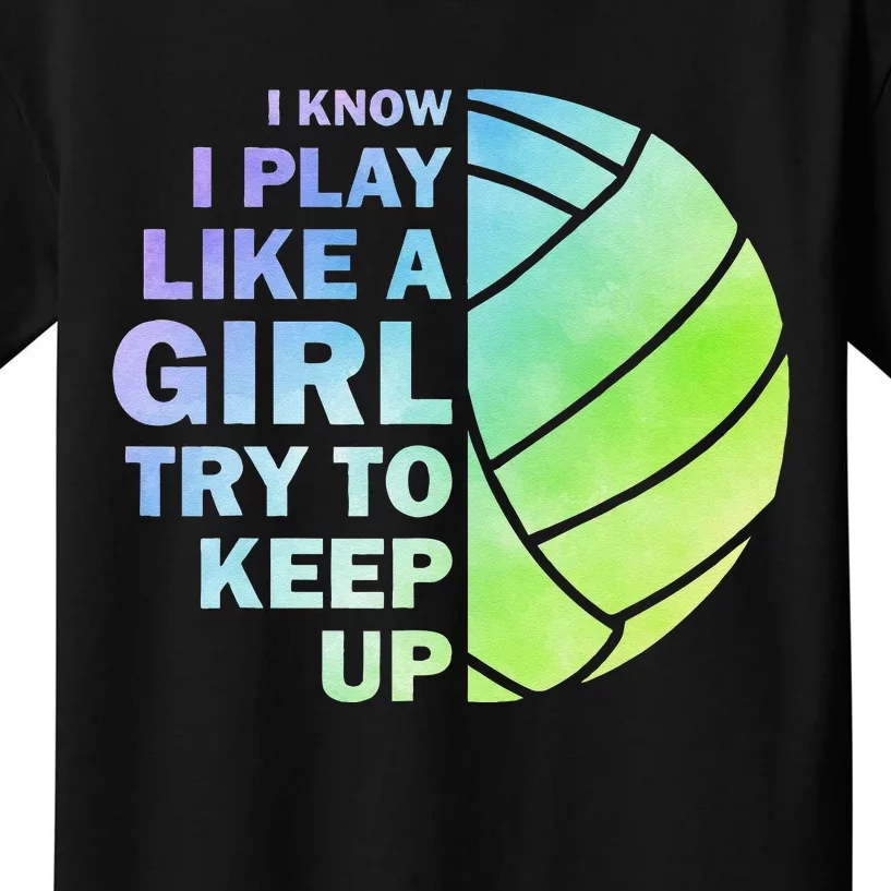 Cool Volleyball For Women Volleyball Team Sports Kids T-Shirt