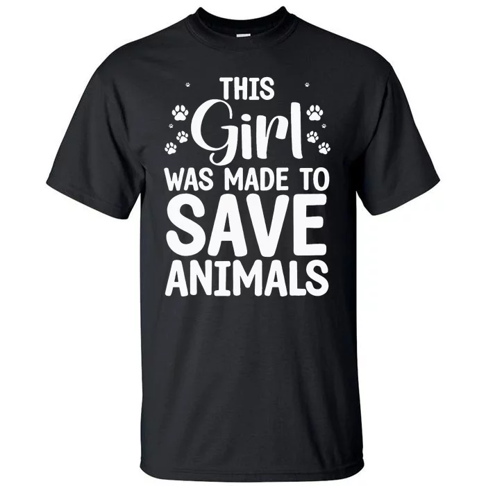 Cool Veterinarian For Save Animals Vet Tech Tall T-Shirt