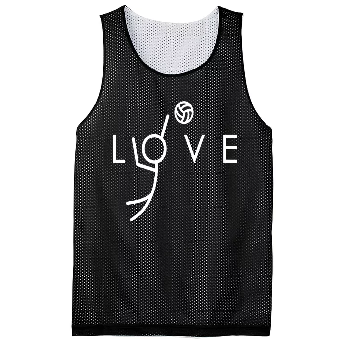 Cute Volleyball For Teen Spike Love Mesh Reversible Basketball Jersey Tank