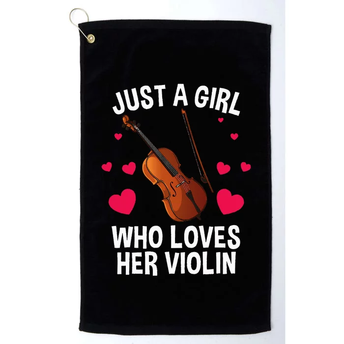 Cool Violin For  Fiddle Music Lover Violin Player Platinum Collection Golf Towel