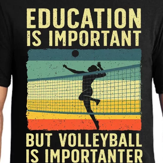 Cool Volleyball For Teen Team Player College Coach Pajama Set