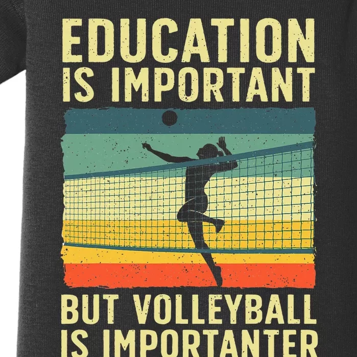 Cool Volleyball For Teen Team Player College Coach Baby Bodysuit