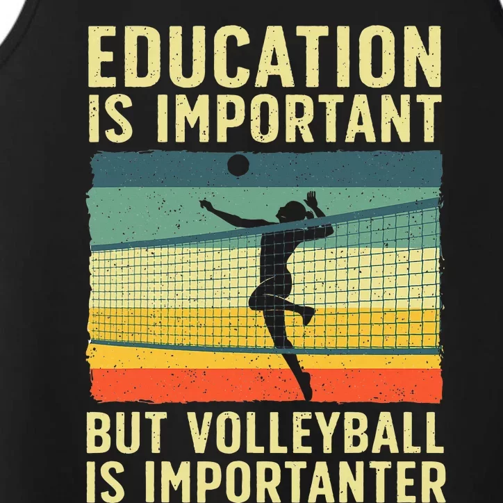 Cool Volleyball For Teen Team Player College Coach Performance Tank