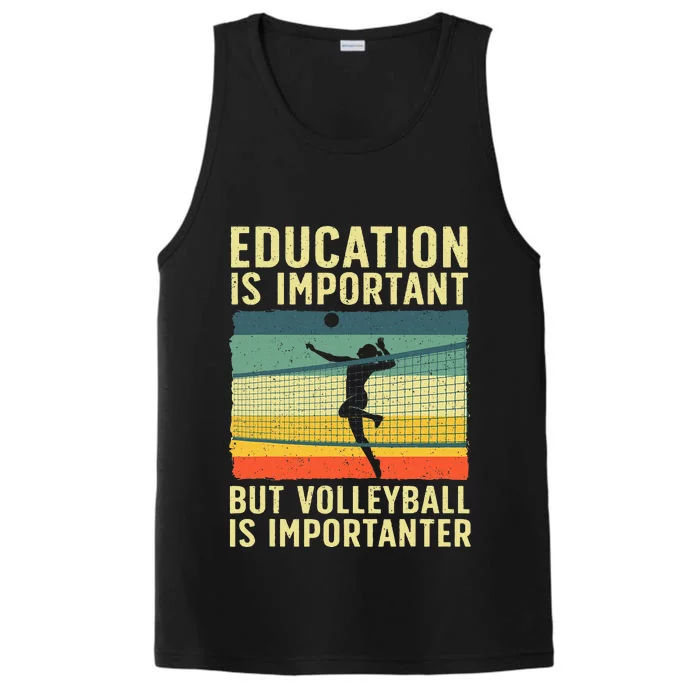 Cool Volleyball For Teen Team Player College Coach Performance Tank