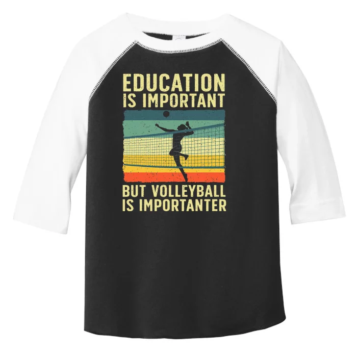 Cool Volleyball For Teen Team Player College Coach Toddler Fine Jersey T-Shirt