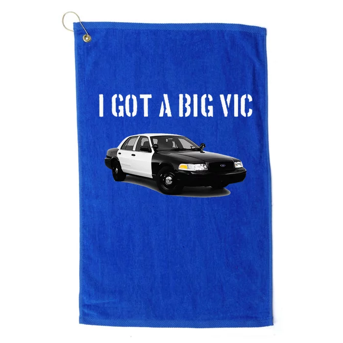 Crown Vic Funny P71 Punny Car Enthusiast Platinum Collection Golf Towel