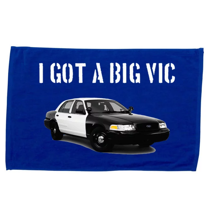 Crown Vic Funny P71 Punny Car Enthusiast Microfiber Hand Towel