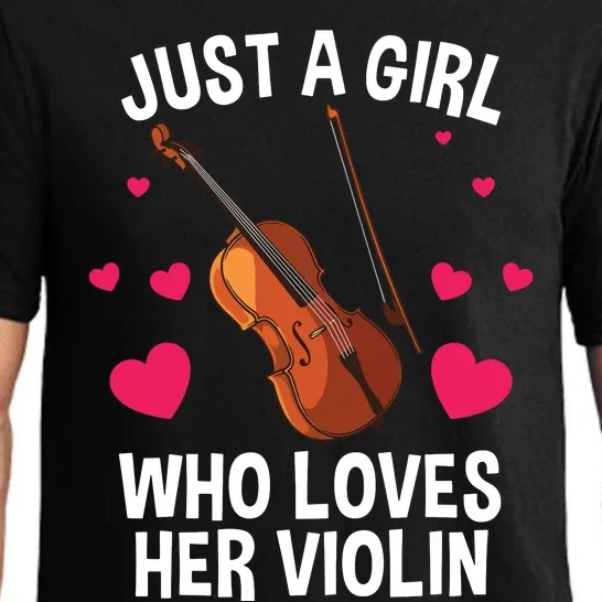 Cool Violin For Women Girl Fiddle Music Lover Violin Player Pajama Set