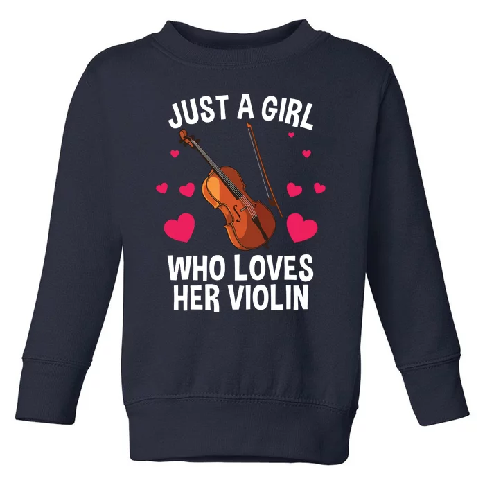 Cool Violin For Women Girl Fiddle Music Lover Violin Player Toddler Sweatshirt