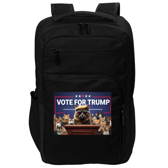 Cats Vote For Trump 2024 Election Impact Tech Backpack