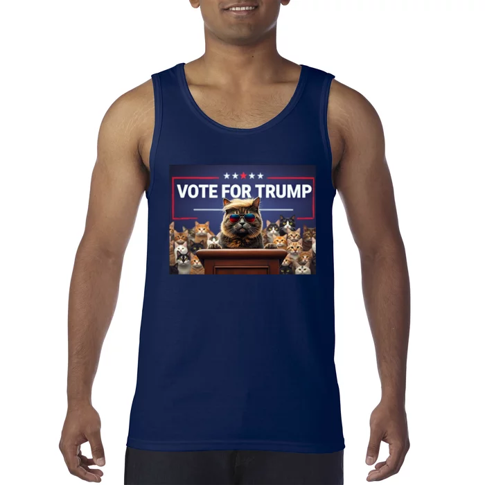 Cats Vote For Trump 2024 Election Tank Top