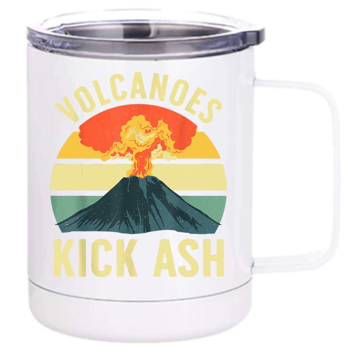 Cool Volcano For Women Volcanic Ash Volcano Lover Front & Back 12oz Stainless Steel Tumbler Cup