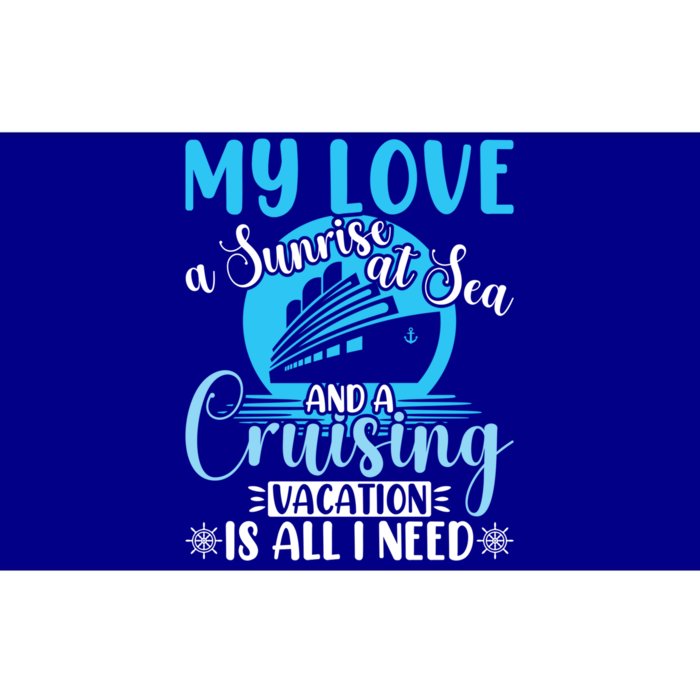 Cruising Vacation Family Trip Husband And Wife Cruising Funny Gift Bumper Sticker