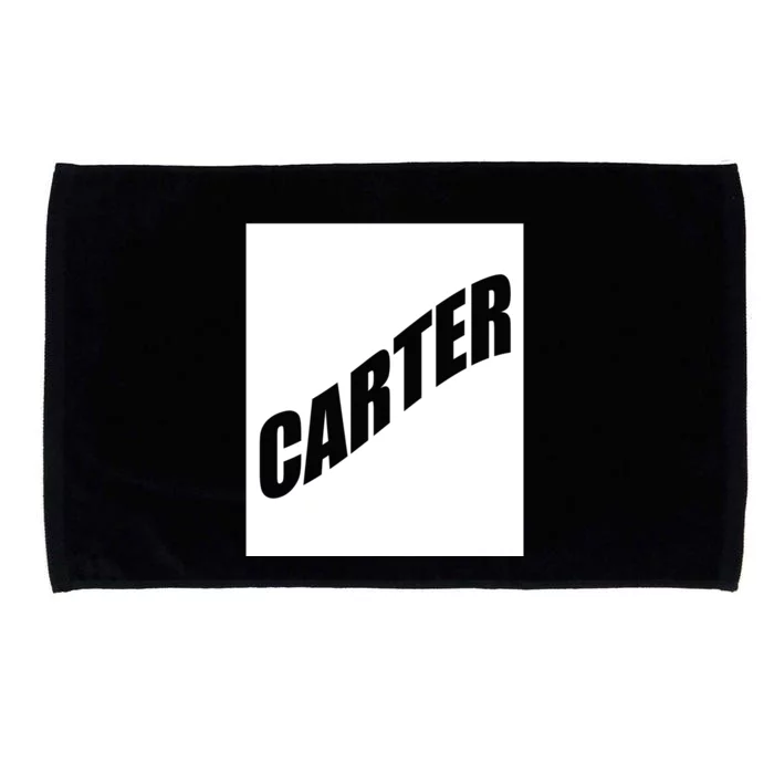 Carter Valentine Friend Son Husband First Name Family Gift Microfiber Hand Towel