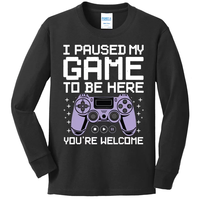 Cool Video Game Art For Men Women Video Gamer Gaming Lover Kids Long Sleeve Shirt