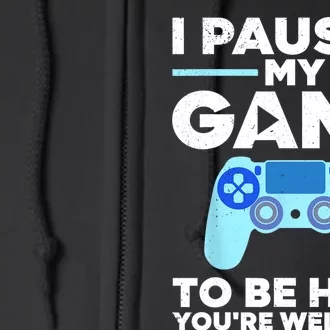 Cool Video Game Art For Men Women Video Gamer Gaming Lover Full Zip Hoodie