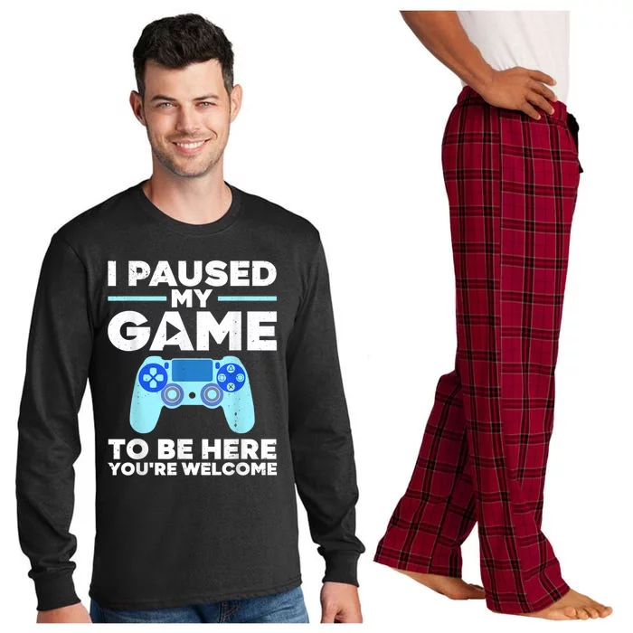 Cool Video Game Art For Men Women Video Gamer Gaming Lover Long Sleeve Pajama Set