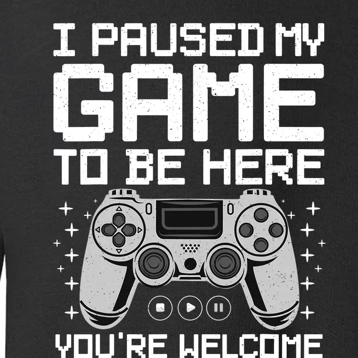 Cool Video Game Art Video Gamer Gaming Lover Toddler Sweatshirt