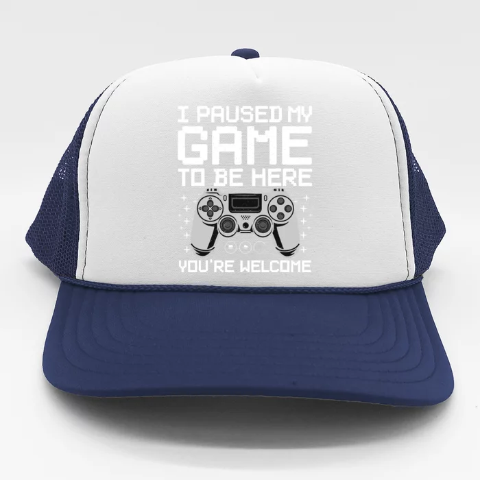 Cool Video Game Art Video Gamer Gaming Lover Trucker Hat