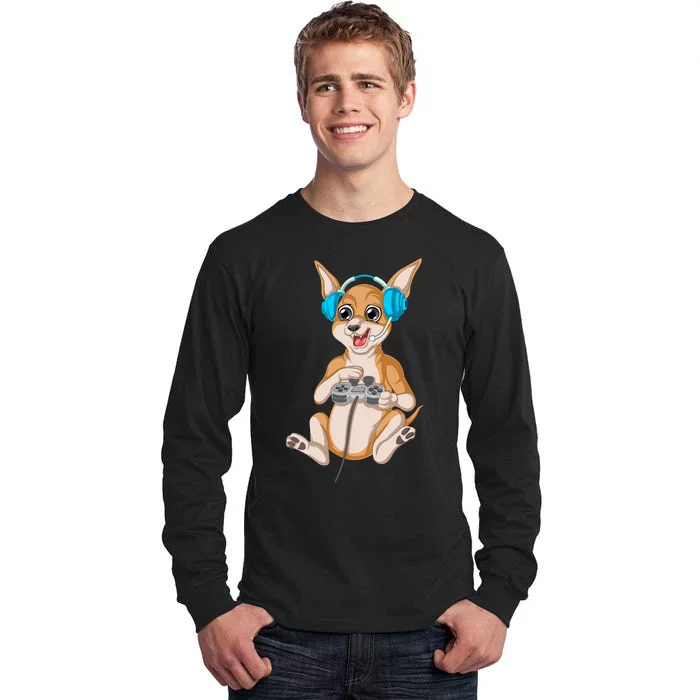 Chihuahua Video Gamer Tall Long Sleeve T-Shirt