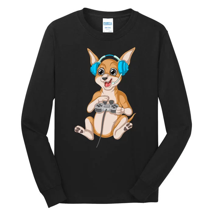 Chihuahua Video Gamer Tall Long Sleeve T-Shirt